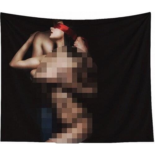 Wall Decor Sexy Artistic Beauty Love kiss couple Poster Wall Art Tapestry Canvas Painting Flags & Banners Bedside Wall Hanging