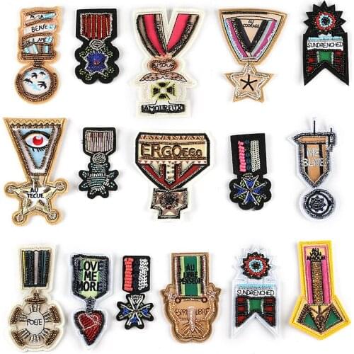 New Cool Personality Style Embroidery Badge Patch DIY High-end Boutique Clothing Accessories