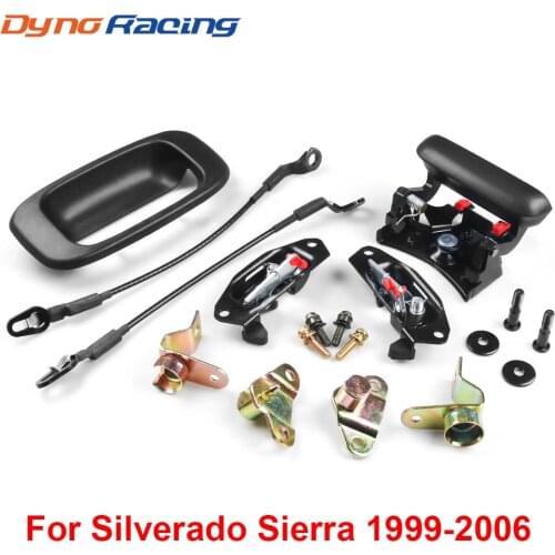 Tailgate Hinges Cables Striker Bolts Latch Repair Kit for 1999-2006 Silverado Sierra