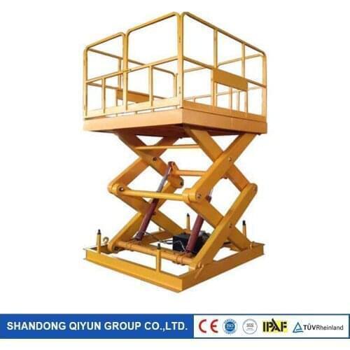 Kinglift CE ISO Appoved Customized Goods Lift AC Power 5t Fixed Scissor Lift Stationary Lifting Platform
