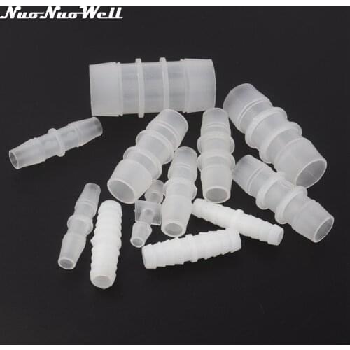 5pcs 6 8 10 16 20 25mm Straight Connector Soft Hose Fittings Air Pump Line For Aquarium supplies Garden Irrigation Connector