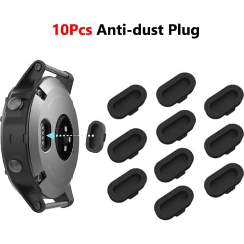 Dustproof Plug Cover For Garmin Swim2 Venu sq Fenix 6 6x Pro 5x 5SPlus Forerunner 245 745 accessories anti-dust plug Protect Cap