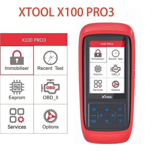 XTOOL X100 PRO3 PRO2 Professional Auto Key Progarmmer Code Reader Diagnostic Tool With EPB ABS TPS Reset Functions OBD2 Scanner