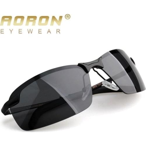 AORON 2017 New brand Men Polarized Sunglasses Sports Men Color film Driving Sun Glasses oculos Eyewear Accessories Wholesale