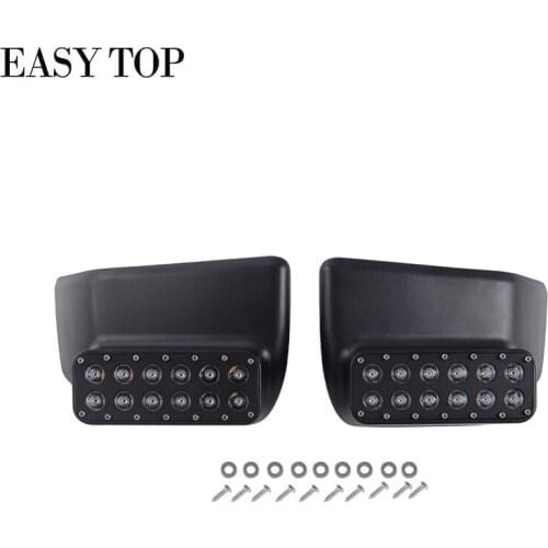 Truck LED Side Mirrors Cover with Angled Light For F150 and Raptor 2015-2019 Models