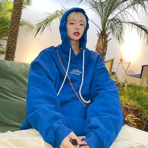 Hoodie sweatshirt mens oversize hooded tops autumn thin hoody Korean y2k Harajuku long-sleeved jacket women vintage sweetshirts