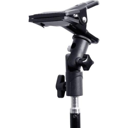 Reflector Clamp Clip Holder Light Stand Attachment Background cloth vigorously clip Screw Mount Swivel Adapter For Photo Studio