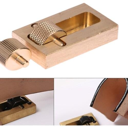 1 Set Alloy Leather Craft Leather Edge Dye Oil Sew DIY Hand Sewing Tools For Leather Making DIY Leather Supplies 4*2.5*1cm