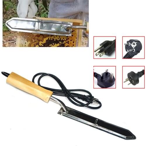 1PCS Electric heated honey cutter stainless steel scraping honey cutter uncapping knife bee beekeeping tools scraper supplies