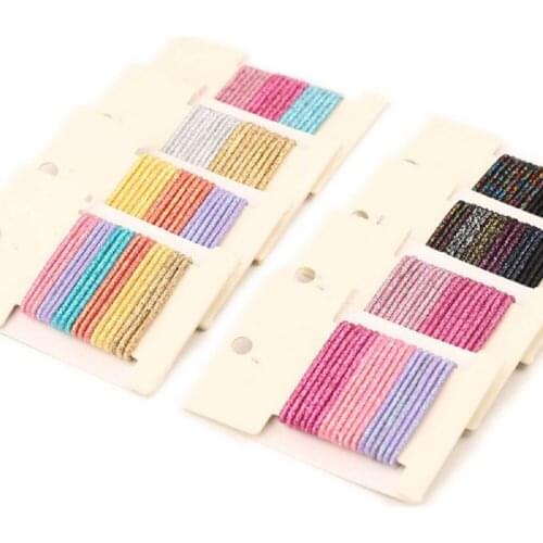 18PCS Candy Color Hair Tie Set Girls Ponytail Holder Hair Rope Elastic Hair Band Children Hairband Headwear Hair Accessories