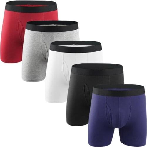 2021 Men Boxer Shorts Soft Boxers for Mens Panties Mens Underpants Male Cotton Underwear Boxershorts