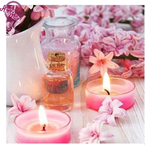5D DIY Diamond Painting Flower cherry Full Square Drill Wall Decoration Diamond Embroidery Mosaic Resin Craft Cross stitch Gift