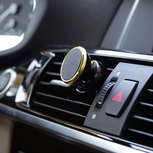 100pcs a lot Car Phone Holder for Iphone for Sumsung Magnetic Air Vent Mount Car Stand 360 Degree Support Movil Mobile