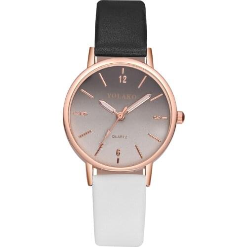 New Strap Watch Analog Wrist Watch Fashion Womens Casual Quartz Leather Band Female Girl Woman Dress Watch Relogio Masculino