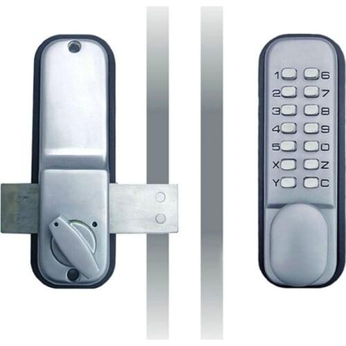 Digital Mechanical Door Lock Code Push Button Keyless Oval Combination Knob Lock for home Door Lock