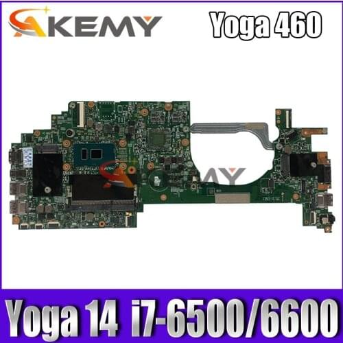 For Lenovo Thinkpad P40 YOGA 460 YOGA 14 01HY664 14283-3 Laptop motherboard Core SR2F1 i7-6600U DDR3 P40 motherboard mainboard