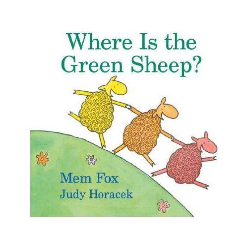 Where Is the Green Sheep?kids early Educational English picture story Book For Baby Kids And Small Children