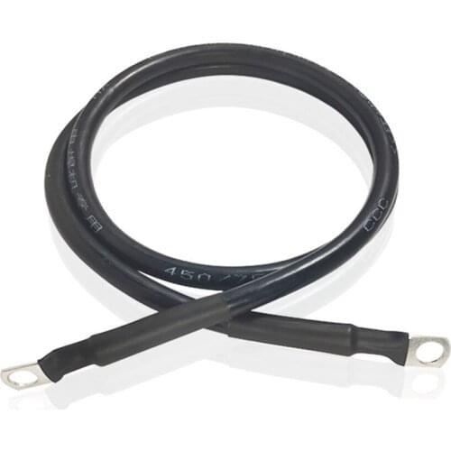 6awg Natural Black Rubber Cable Industrial Welding Wire Inverter Connection Cable for Battery Positive and NegativeWires