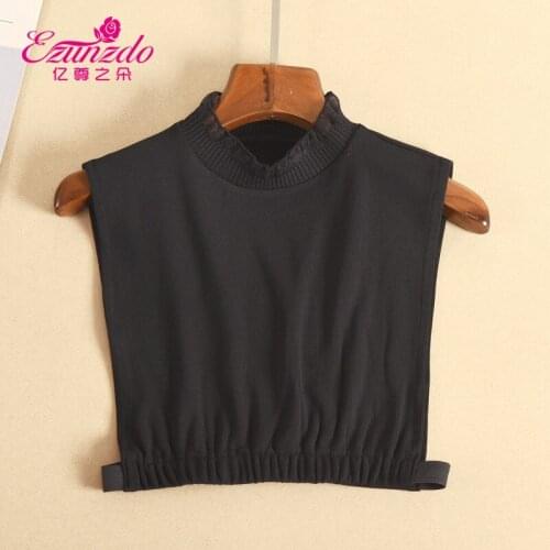 Korean Style Detachable Collars For Women Fake Collar Ladies Blouse Half Shirt False Collar Decor Sweater Blouse Tops Faux Col