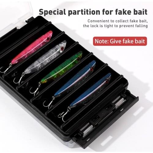 Fishing Tackle Box for Wobblers/Spinning Case Stoppers For Fishing Plastic Storage Boxes With Compartments Fishing Lures Box