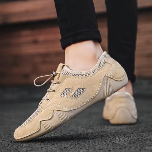 2021 Summer New Eight Claw Fish Net Cloth Shoes Driving Shoes Doug Seasons Leisure Shoes Mens Shoes