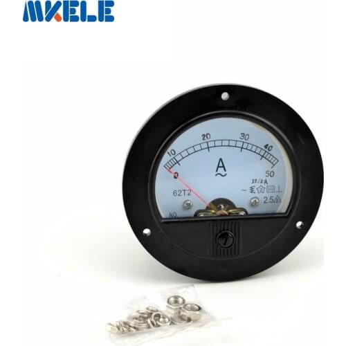 New Arrivals AC 62T2(50) Analog Ammeter Panel Current Amper Meter Pointer Diagnostic-tool Amperimetro Ampermeter Tester