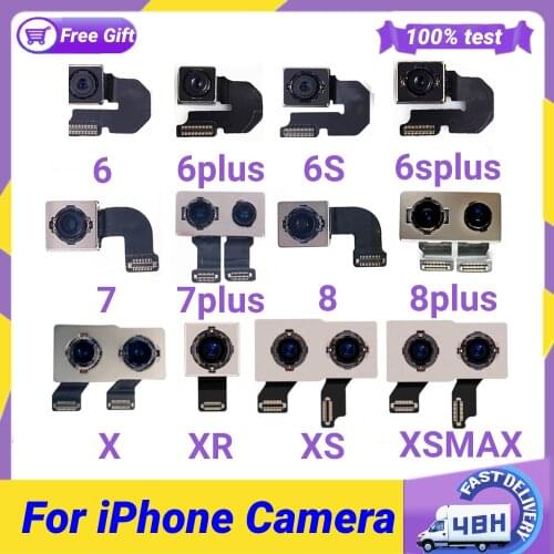 Original Back Camera For iphone 6 6s 7 8 plus x XR XS XS max Rear Lens Flex cable Replacement For iphoneX 11 PROMAX Back Camera