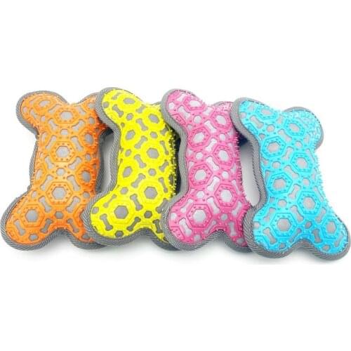 Dog Squeaky Toy Durable Dog Chew Indestructible Tough Bone Toy For Large Dogs Aggressive Chewers Molar Stick Toy