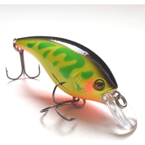 Banshee 60mm 10g Shallow Diving Crankbait Wobbler Crank Bait Artificial Bait Fishing Lures for Bass Pike
