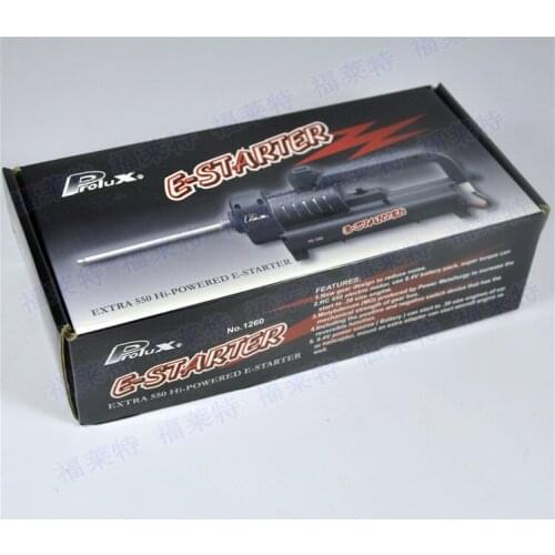 Prolux 1260 Extra 550 Hi-Powered Details E-Starter Roto-Start For Nitro RC Car Model Starter