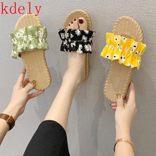 Casual Temperament lace Soft Leather Cross Strap Open-toed Flat Slippers Wear Vacation Beach Sandals Flip Flops Women Shoes