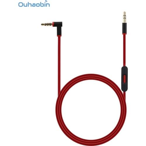 Ouhaobin 3.5mm Replacement Audio Cable Cord Wire w/Mic for Beats by Dr Dre Headphones Audio Cable Multicolor AUX Cables Oct23