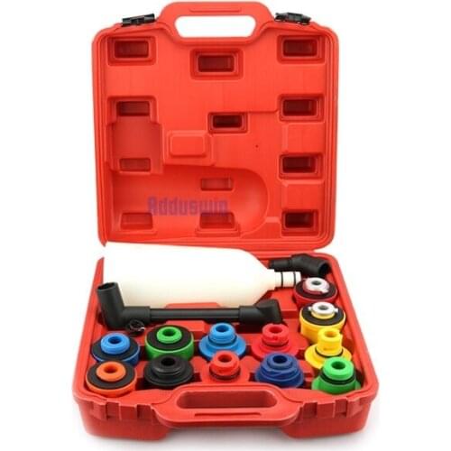Universal Automotive 15PCS Car Engine Oil Filler / Adaptor Set Fast Oil Filling