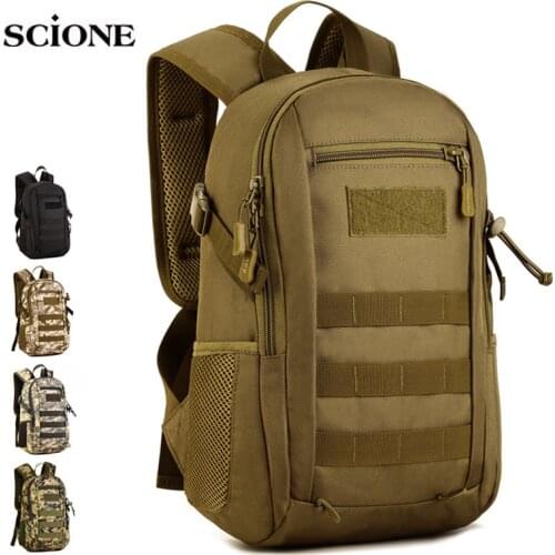 12L mini Travel Bags Tactical Backpack Camping Bag Army Military Backpacks Hiking Bag mochila Outdoor Sports Rucksack xa613WA