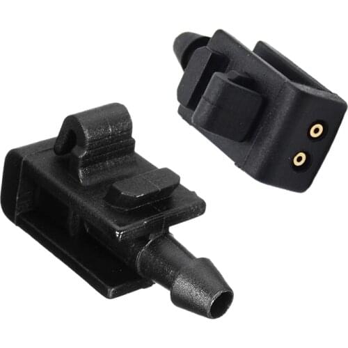 2pcs Car Windscreen Washer Wiper Nozzle Water Spray Jet For Renault Megane Mk2 Mk3 Laguna 2002 - 2015 Grand Scenic 2 8200082347