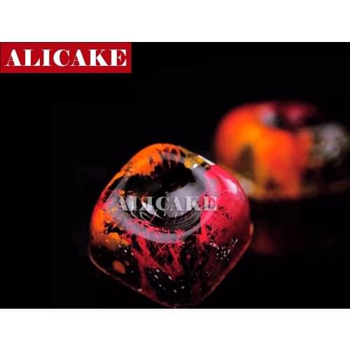 3D Polycarbonate Chocolate Mold Concave Cube Forms Mold For Chocolates Bakery Baking Pastry Tools for Chocolate Tray Moulds