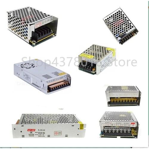 AC 110V-220V TO DC 5V 12V 24V 1A 2A 3A 5A 10A 15A 20A 30A 50A Switch Power Supply Driver Adapter LED Strip Light