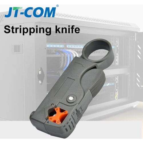 Automatic Stripping Pliers Multifunctional Wire Stripper Wire Cable Tools Stripping Crimping Tool for RG58 RG59 RG6