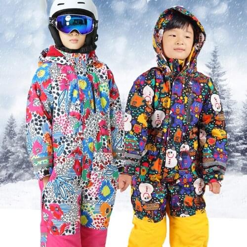 One Piece Ski Jumpsuit Winter Warm Reflective Waterproof Windproof Ski Suit Outdoor Sports Skiing Pant Snowboarding Sets