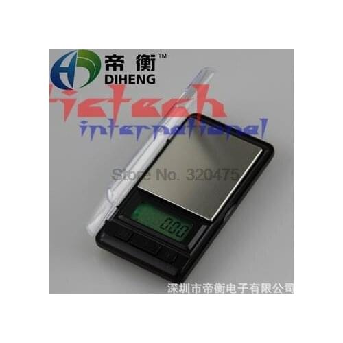 By dhl 50pcs practical 500g / 0.01g Electronic Digital Pocket Jewelry Weighting Portable kitchen scales balance