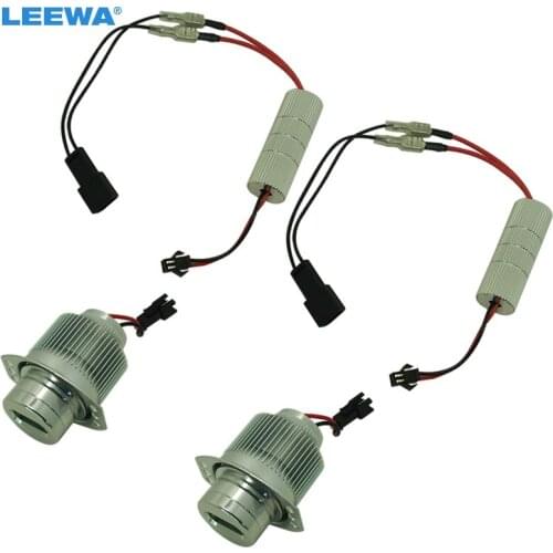 LEEWA Auto 32W White DRL For BMW E90 E91 325i 328i 335i 335xi Angel Eyes LED Halo Ring Marker #CA5365