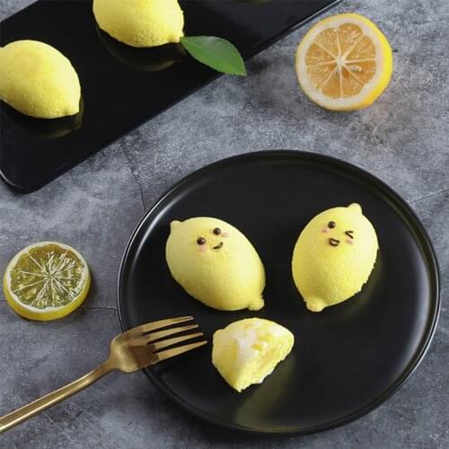 New Fruit Mousse Cake Mold 15 cavity lemon Silicone Molds Artificial Fruit Cake Decorating
