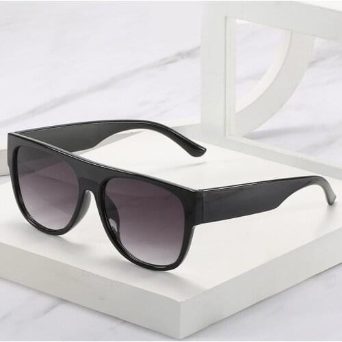 New unisex classic retro toad sunglasses trend flat top cat eye sunglasses women brand design driving street shooting glasses