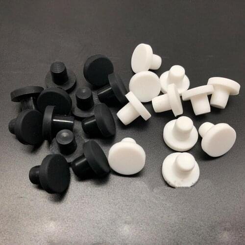 Bore 2mm-50mm Round Solid Silicone Rubber Seal Hole Plugs Blanking End Caps Seal T Type Stopper