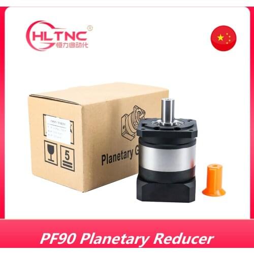 CNC High Precision and low Backlash planetary gearbox reducer Nema32 Nema34 3:1 to 10:1 for 60mm AC servo motor shaft 14mm