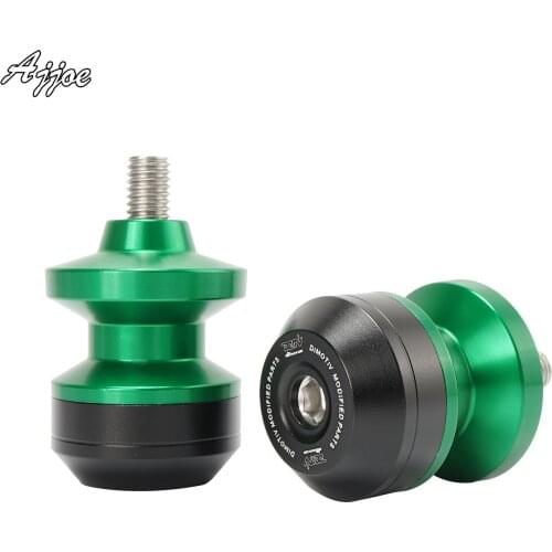 Motorcycle Swing Arm Spools Swingarm Stand M10 For Kawasaki ER6F 2006-2017 ER6N 2006-2017 Versys1000 Versys650 2006-2009