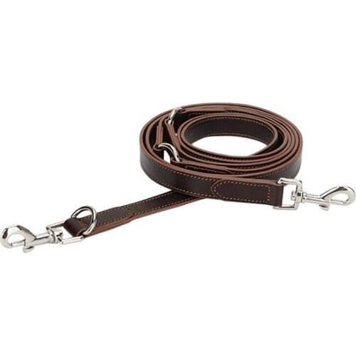 100% Genuine Leather Dog Leash 2.0cm Real Leather Pet Leads Training Leash for Small Medium Large Dogs Pet Products