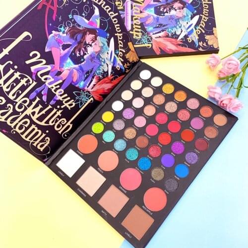IGOODCO Multicolor Eyeshadow Halloween Magical Blush Highlight Trimming Pearly Matte Sequins Fairy Eyeshadow Palette Eyes Makeup
