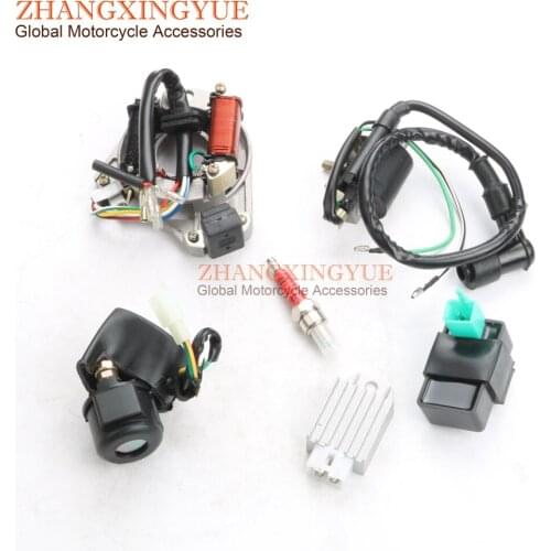 Relay Stator Ignition Magneto Plate CDI Regulator Kit For 50 -110cc Chinese ATV