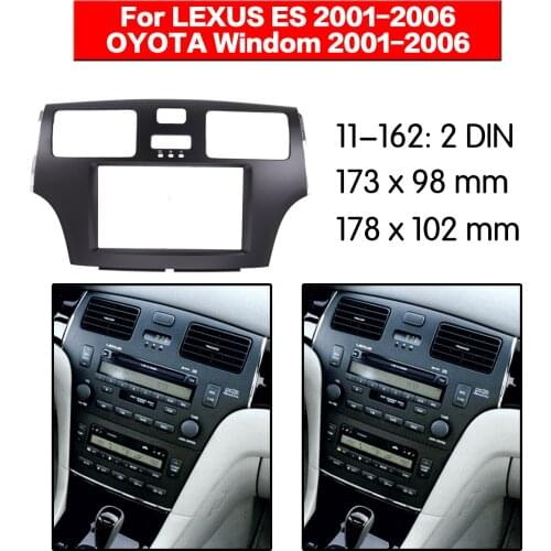Stereo Panel Plate Car Radio Fascia Surround For LEXUS ES 2001-2006 TOYOTA Windom 2001-2006 DVD Refitting Frame Dash Kit